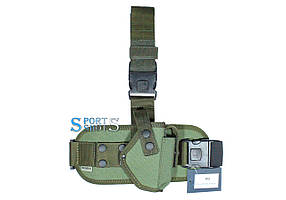 Кобура стегновий ПМ з платформою (cordura 1000d, олива)