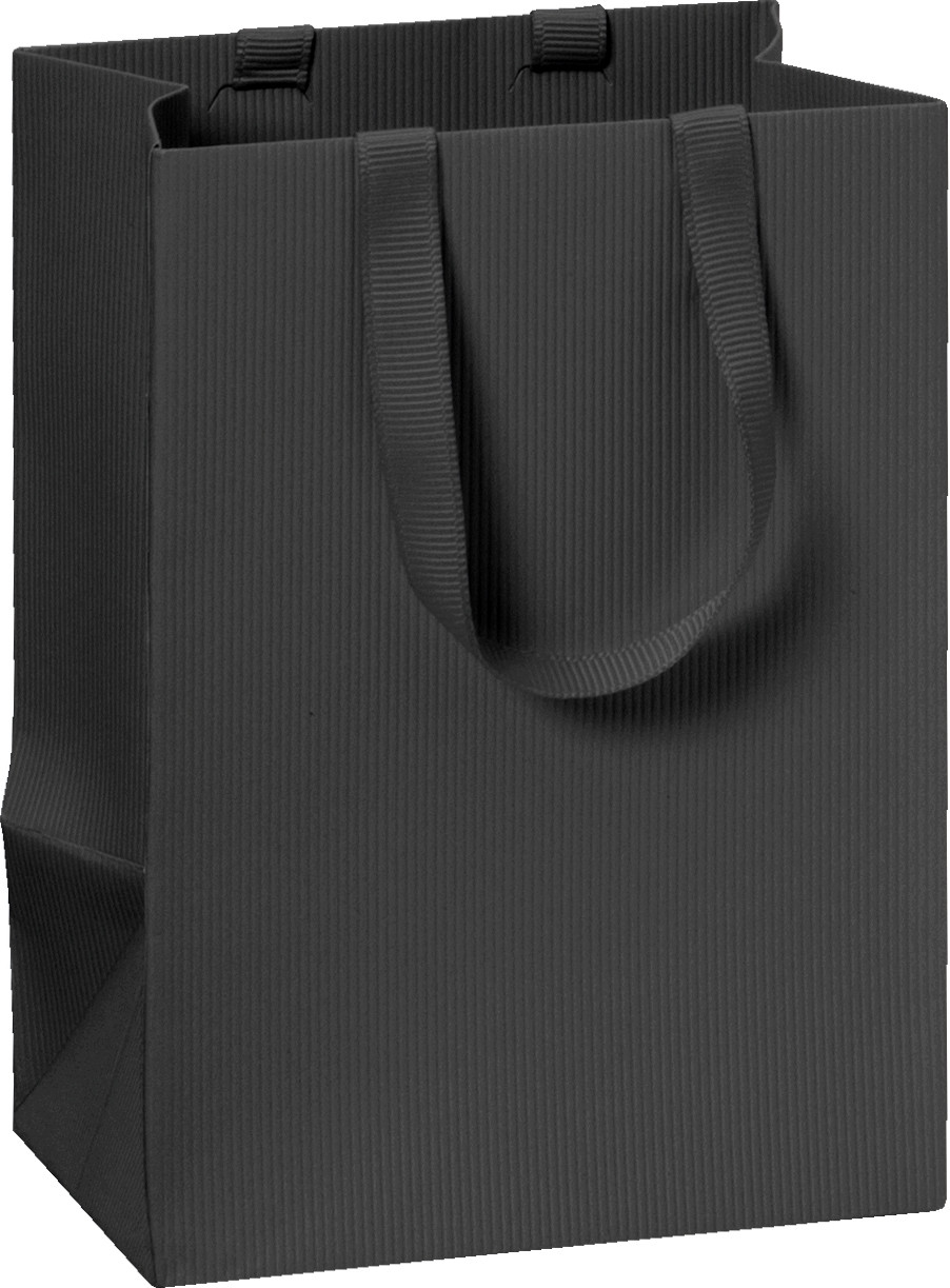 Пакет подарунковий Stewo чорний 10 х 8 х 14 cm Швейцарія (паковання 10 шт.)