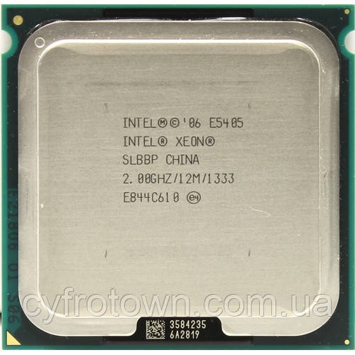 Процесор Intel XEON E5405 2.0 GHz/12M s771 4ядра 4 потоку