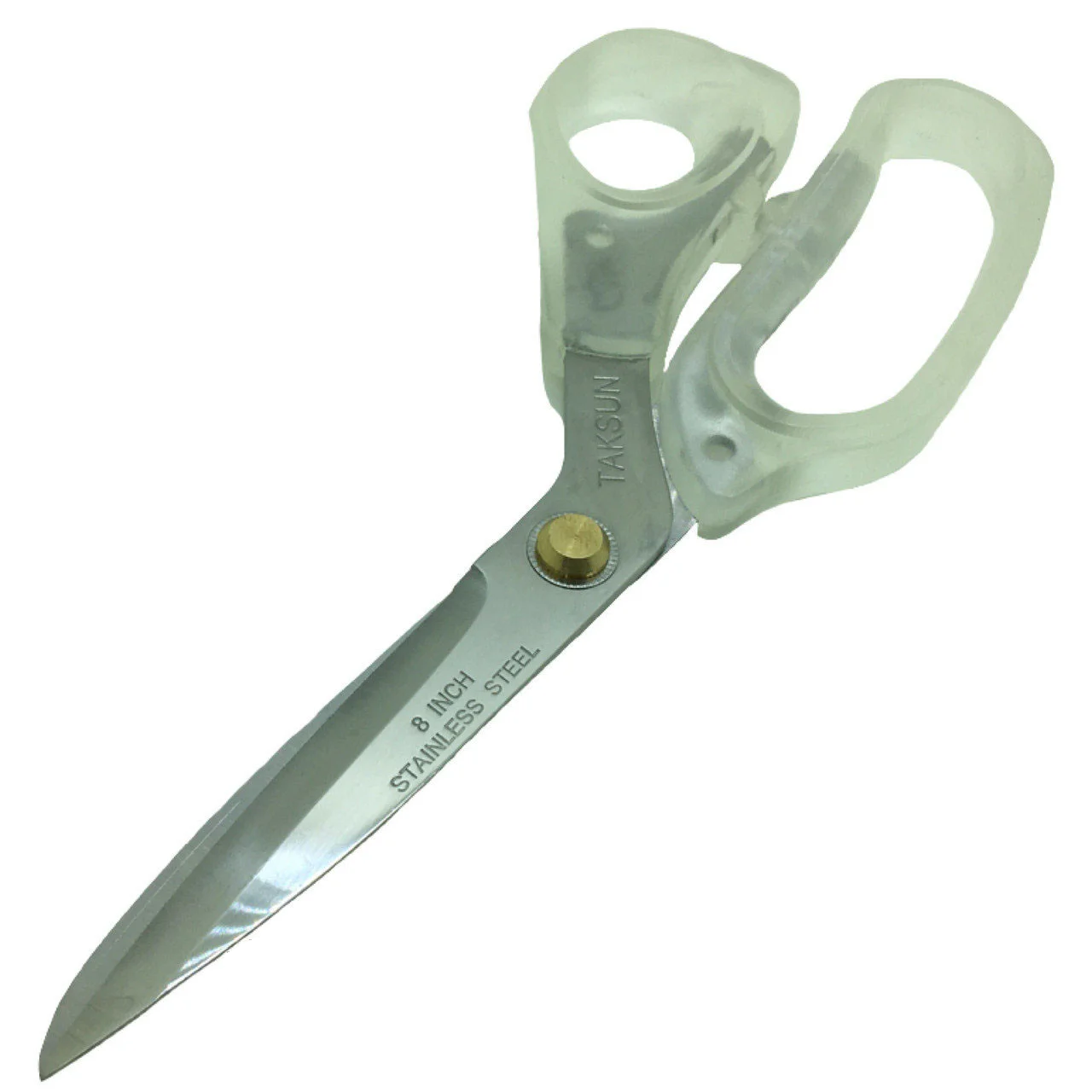 Ножиці швейні "TAKSUN" GL118 №8 (21см) пластикова ручка (5960)