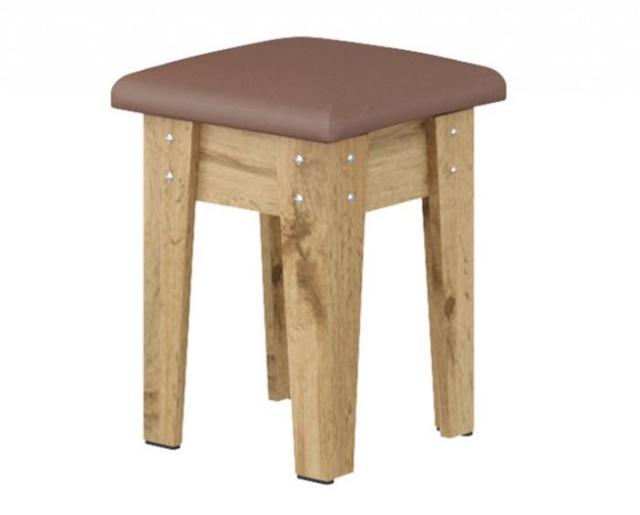 Табурет 4 кухонный ДСП дуб тахо+винил коричневый Табурет 4 кухонный ДСП дуб тахо+винил коричневый