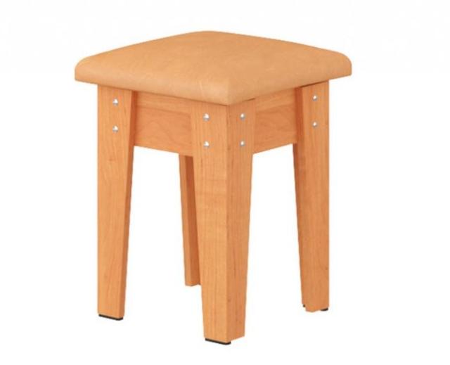 Табурет 4 кухонный ДСП ольха+винил рыжий Табурет 4 кухонный ДСП ольха+винил рыжий