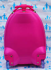 Дорожні дитячі пластикові валізи якість люкс ручна поклажа Josepf Ottenn Кітті-42 см рожеві 16-JDX-11-2, фото 2
