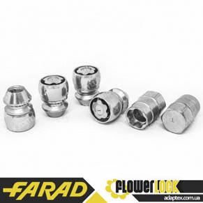 Гайки секретки М12x1.25x34 Конус Обертове кільце (Great Wall, Subaru, Niva, Nissan)+запасний ключ, фото 3