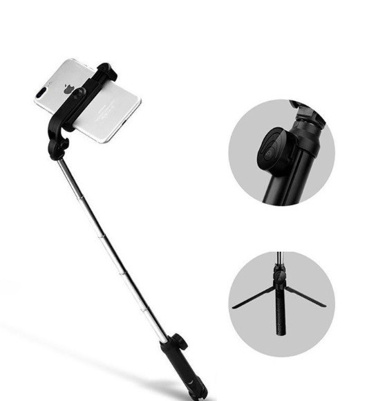 Штатив монопод для телефона з пультом XT-10, фото 1