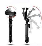Штатив монопод для телефона з пультом XT-10, фото 2