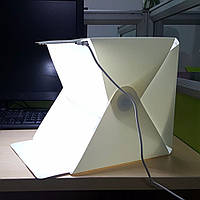 Фотобокс с LED подсветкой для предметной съемки 40см с USB подключением