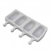 Силіконова форма для морозива Ескімо 4 шт.