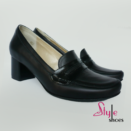 Жіночі туфлі на підборах цеглинкою "Style Shoes"
