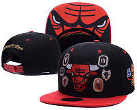 Кепка команда Чикаго Булз Chicago Bulls бейсболка, сніпбек, Snapback