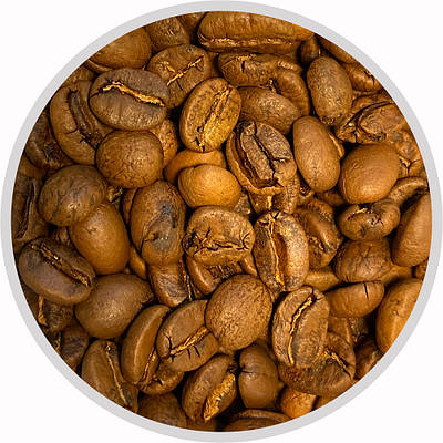 Кава в зернах (молота) Арабіка УГАНДА Бугішу- Uganda Bugisu AA 1кг.