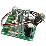 Контролер регулятор швидкості обертання двигуна постійного струму 6V-90V 10A 16 кГц, фото 2