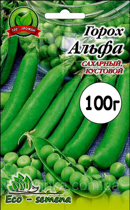 Насіння Горох Альфа, Україна, 100 г, фото 1