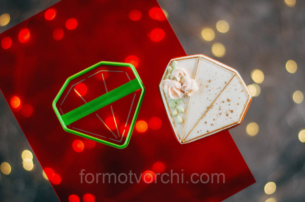 3D-формочки-вирубки для пряників "Кристал 1"