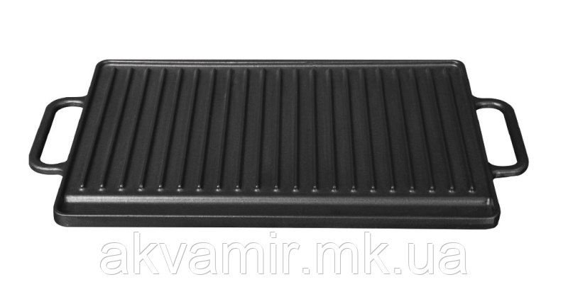 Чавунний гриль на 2 конфорки Fabiano G 2642 BLACK (чорний)
