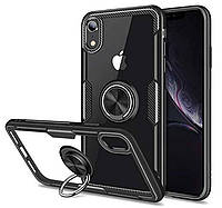 Чехол Primolux Ring Magnetic Stand для Apple iPhone Xr - Black