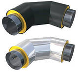 Теплоізольовані сталеві труби 133/225 мм у ПЕ оболонці, фото 3