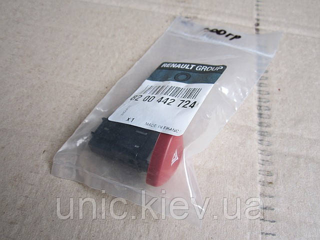 Кнопка аварійки оригінал Renault (Рено) 8200442724