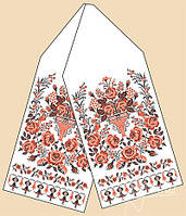 Заготівля для вишивки рушника ГАБАРДИН