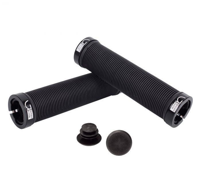 Ручки керма Green Cycle GGR-421 130mm два замки, чорний