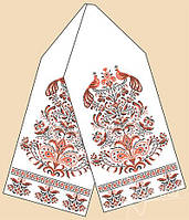 Заготівля для вишивки рушника ГАБАРДИН