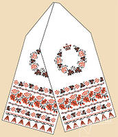 Заготівля для вишивки рушника ГАБАРДИН