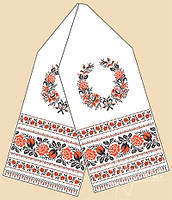 Заготівля для вишивки рушника ГАБАРДИН