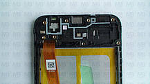Дисплей з сенсором Samsung А202 Galaxy А20е Black, GH82-20229A, оригінал з рамкою!, фото 3