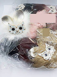 Пухнастий брелок Сова