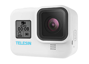 Комплект силікнових чохлів Telesin для GoPro HERO8 Black зі страхувальним ремінцем, фото 4