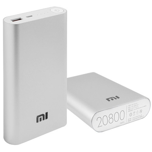 Зовнішній акумулятор Power Bank MI 20800mAh USB (2A), індикатор заряду