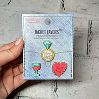 Значки піни броші на рюкзак, одяг, набір 3в1