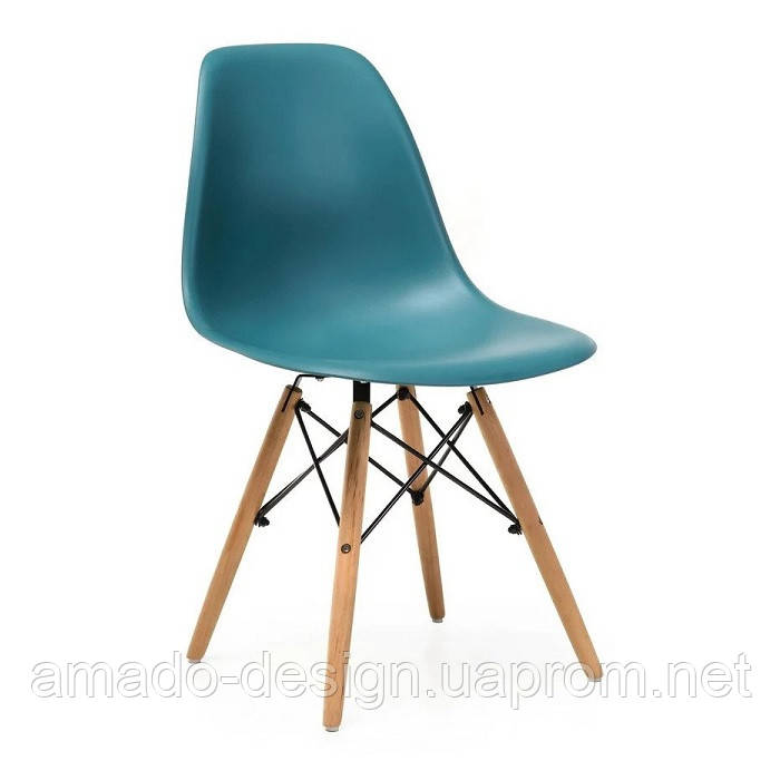 Стілець модерн EAMES M-05 82,5*51,5*46,5*46 Vetro Тіффані
