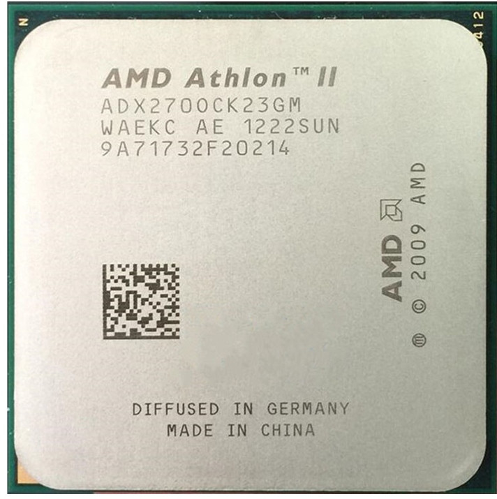 Процесор AMD Athlon II X2 270 3.40 GHz / 2 M / 2000 MHz (ADX270OCK23GM) sAM2+/AM3, tray