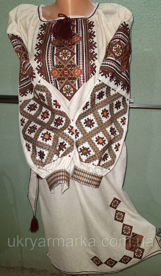 гуцульське плаття вишиванка