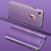 Чехол Mirror для iPhone 6 / 6s книжка зеркальный Clear View Purple