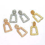 Сережки прямокутні, фото 2