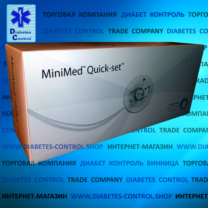 Катетери Quick-Set 6/80 для інсулінової помпи Medtronic (Інфузійний набір) 10 шт.