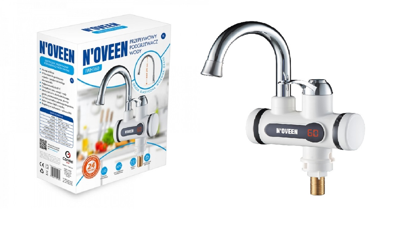Водогрівач кран електричний проточний Noveen IWH360