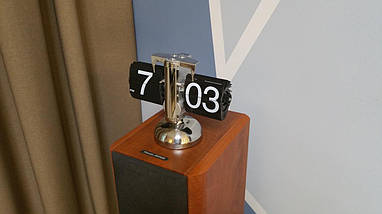 Перекидні годинник Flip Clock Чорні, фото 3