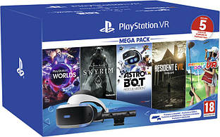 Sony PlayStation VR MegaPack 5 ігор у комплекті (VR Worlds, Skyrim, Astro Bot, Resident Evil, Everyday's Golf)