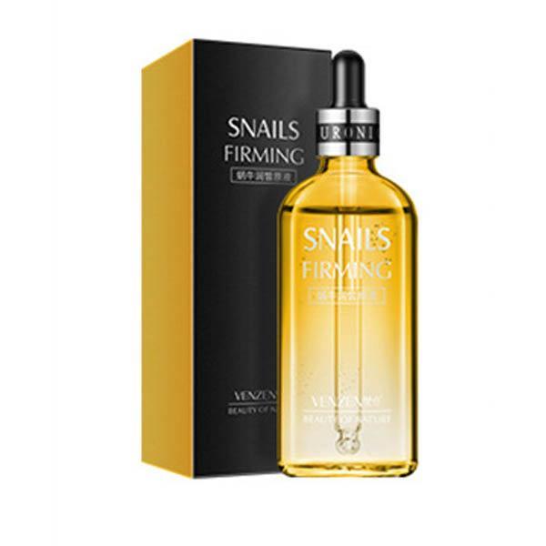 Сыворотка с муцином улитки и гиалуроновой кислотой с эффектом лифтинга VENZEN Snails Firming МЕГАОБЪЁМ 100 ml