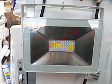 Светодиодный прожектор 50 ватт, LED 50w 6500K Lemanso LM33-50 белый корпус