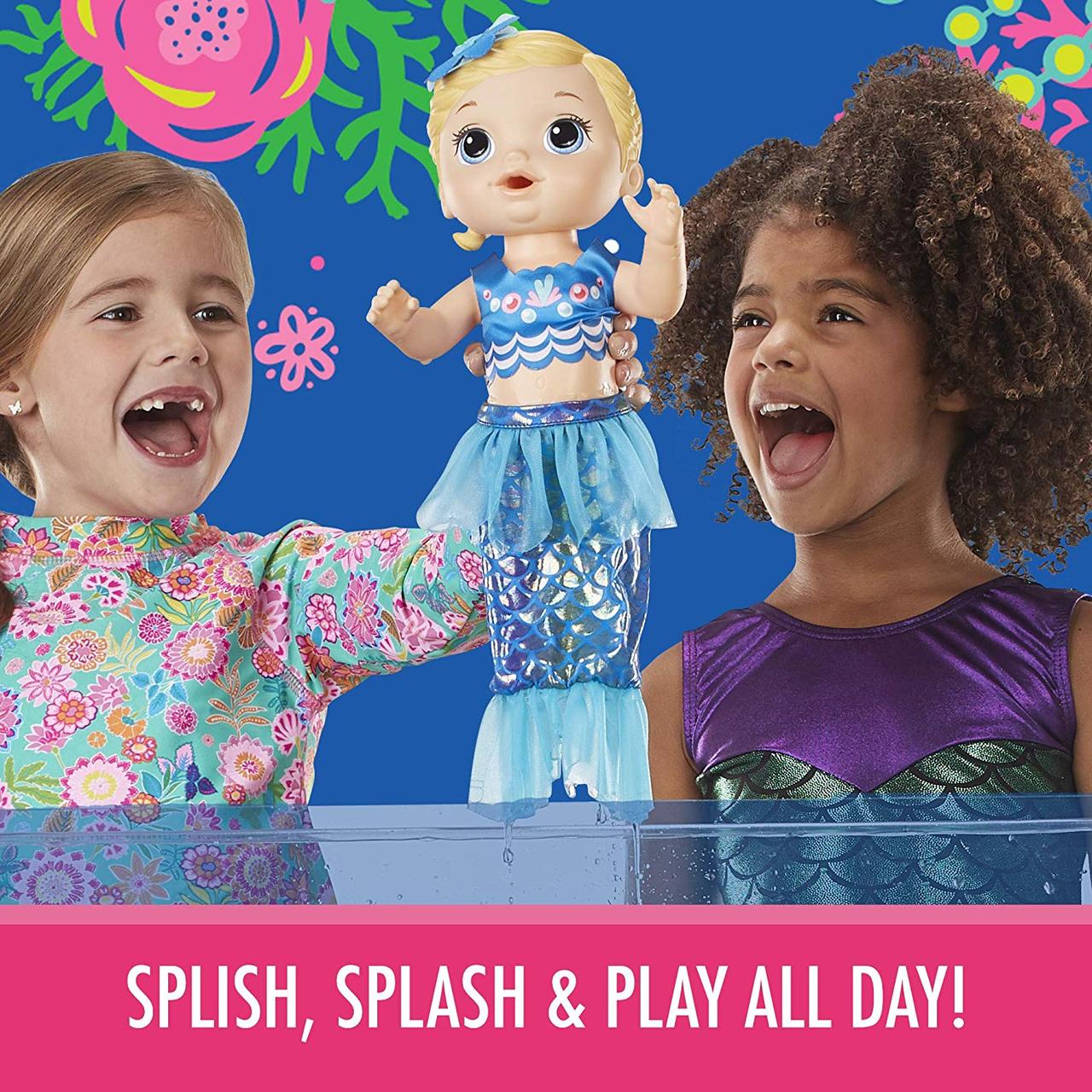 Лялька мерехтлива Русалка бебі Елайв Baby Alive Shimmer & Splash Mermaid