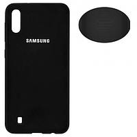 Чохол Silicone Cover Samsung A10 2019 A105 чорний