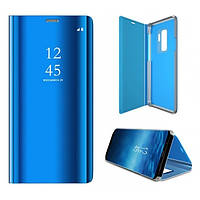 Чехол-книжка Clear View Samsung A8+ 2018 A730 синий (31766)