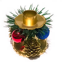 Новорічний підсвічник матовий