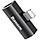 Адаптер Baseus iP Male to Dual iP Female Audio Adapter L46, Black (CAL46-01), фото 3