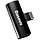 Адаптер Baseus iP Male to Dual iP Female Audio Adapter L46, Black (CAL46-01), фото 4