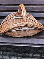 Плетеные корзины для дров-дровницы для камина "Шляпа"